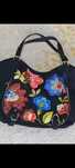 Сумочка desigual, чорна, з вишивкою. Б/у