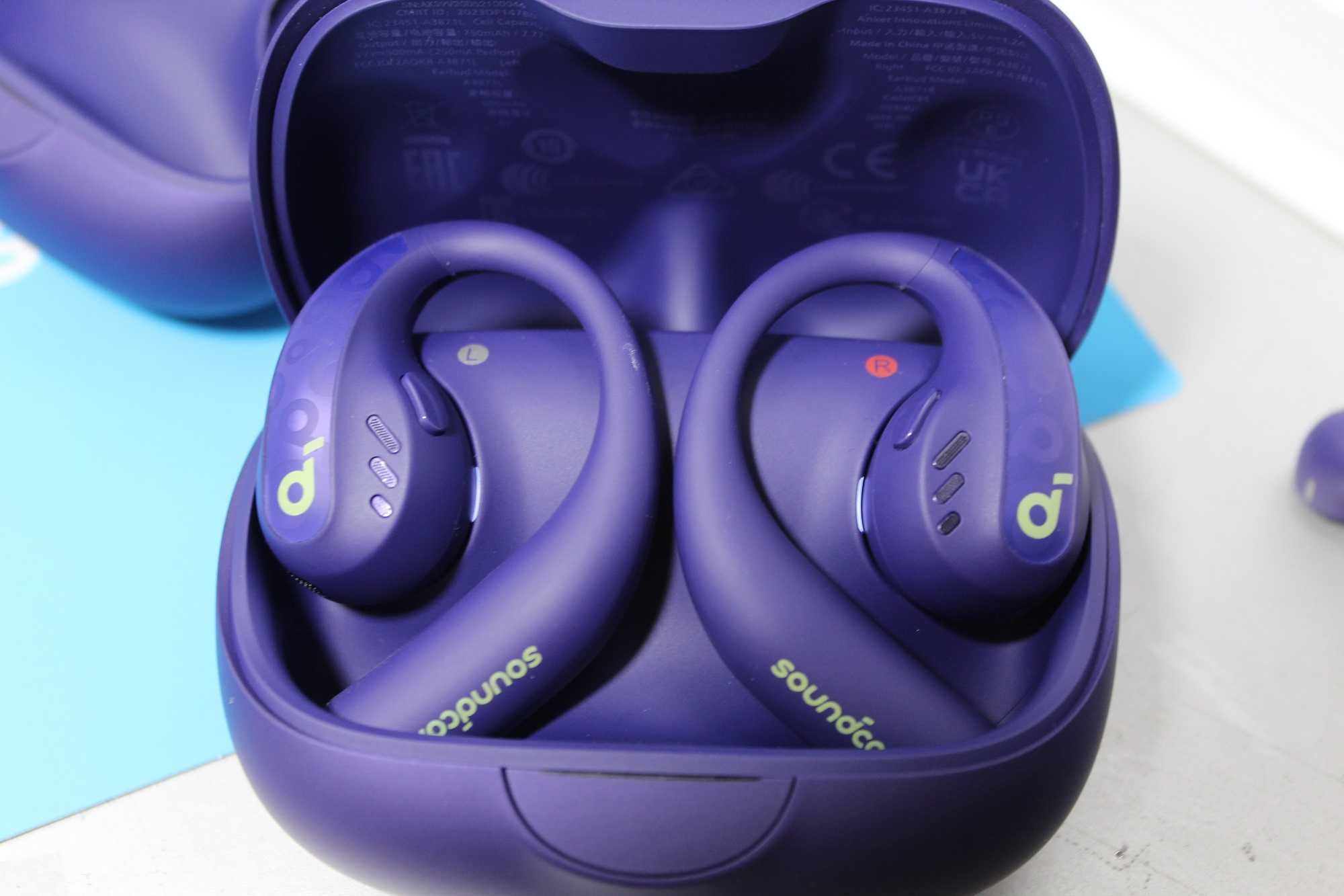 Навушники TWS Anker Soundcore AeroFit Pro Purple