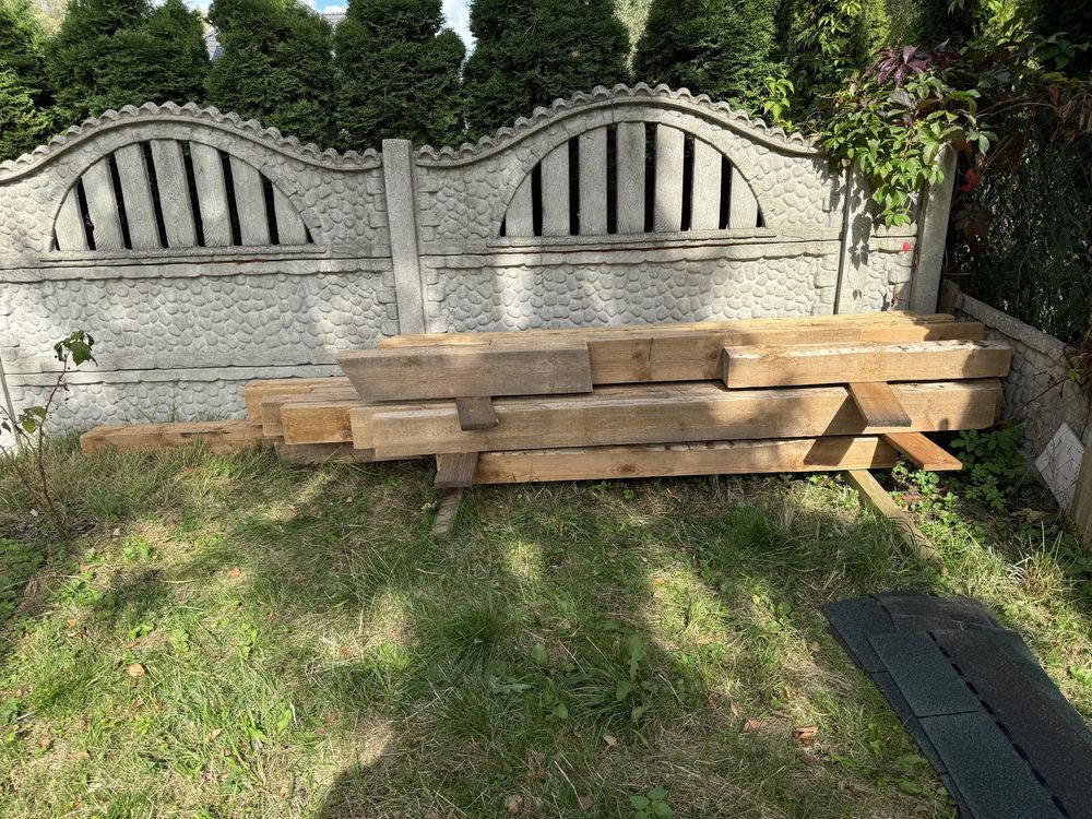 Wieźba dachowa krokwie kantówki