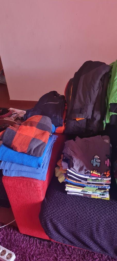 Lote de roupa de menino
