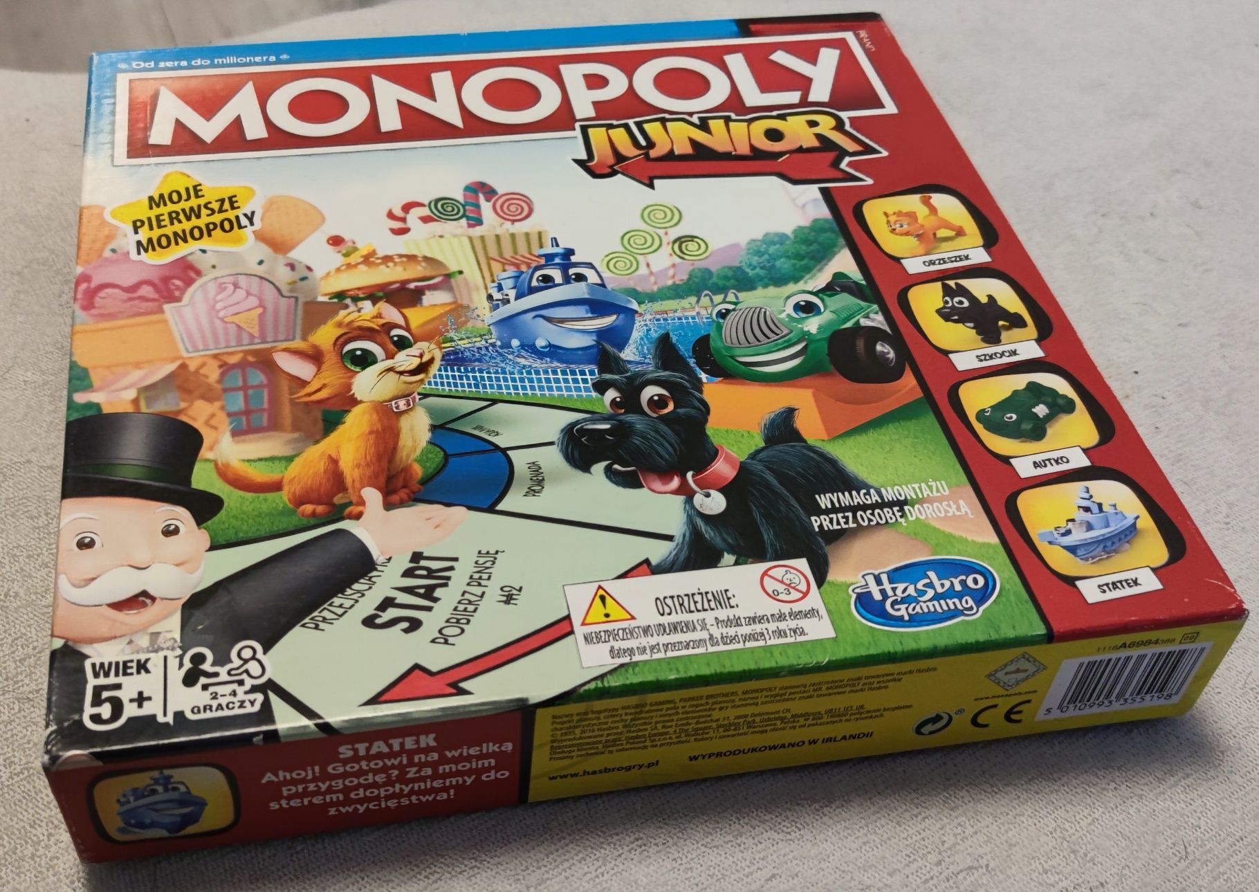 Gra planszowa Monopoly junior Hasbro Gaming