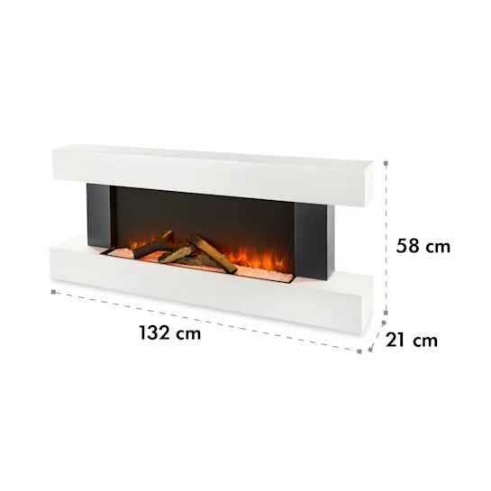 Kominek 1000/2000 W MDF - Studio Light & Fire 1