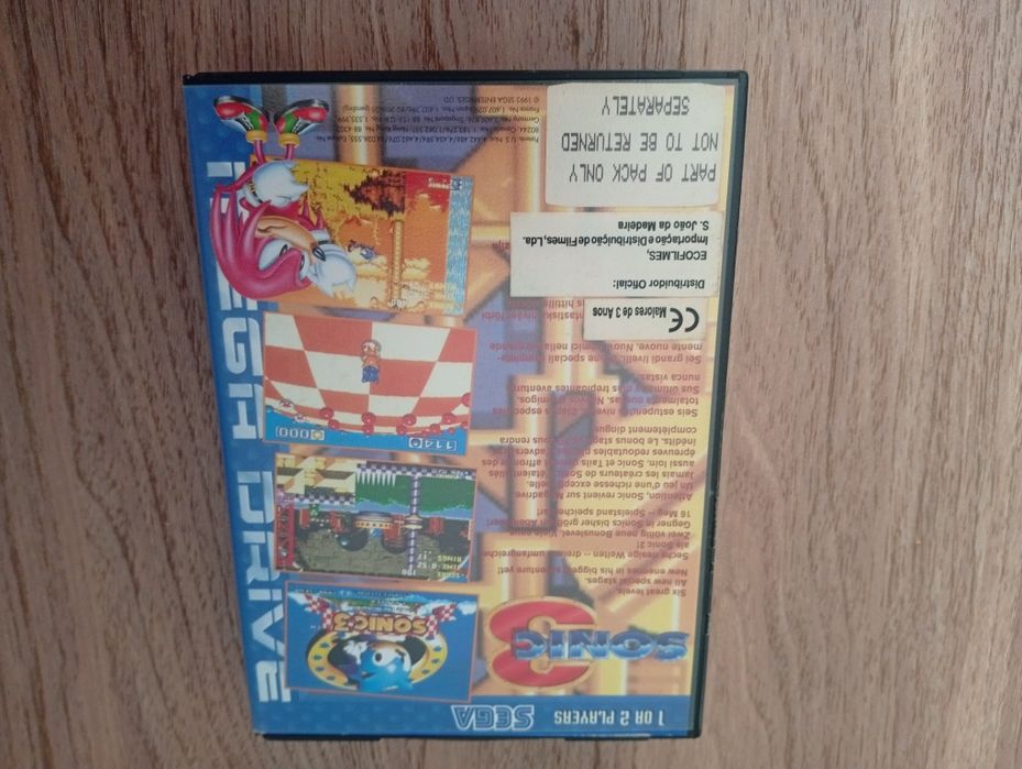 Sonic 3 Sega Mega Drive Original