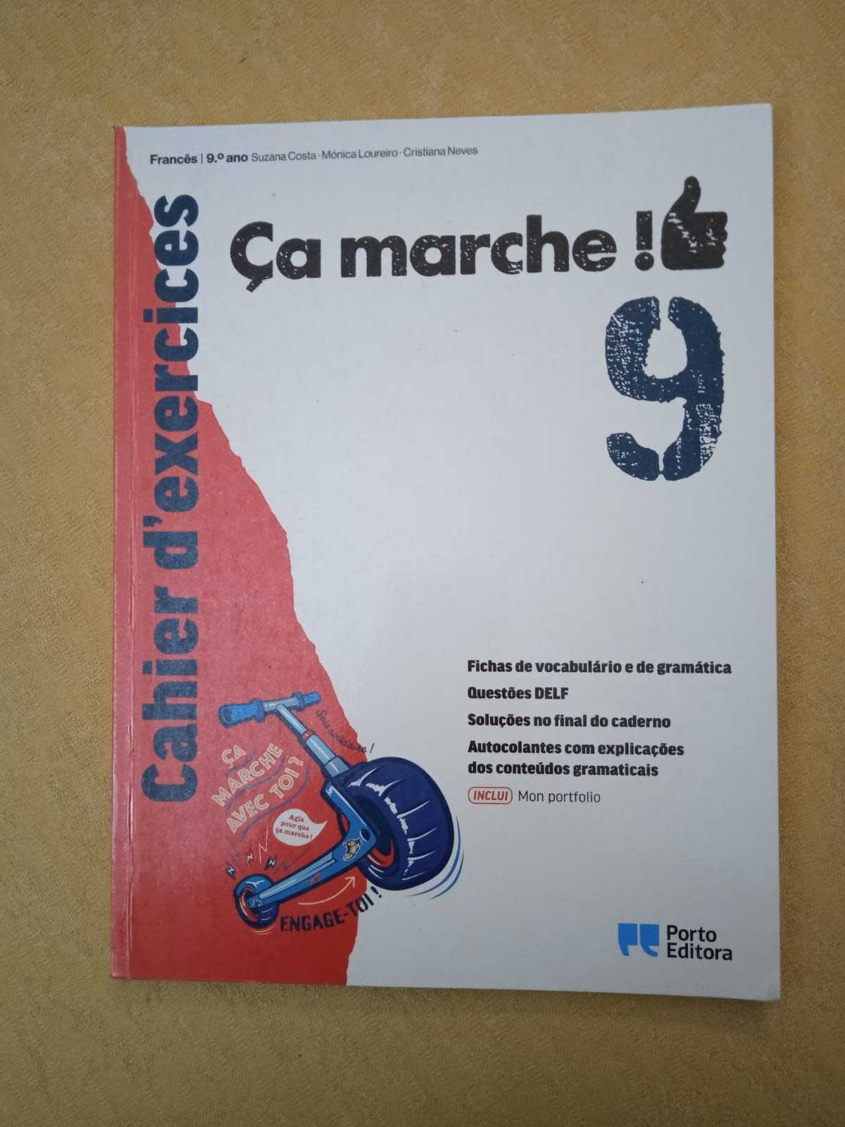 Cahier d'exercices  - Ça marche ! - Francês - 9.º Ano (COMO NOVO)