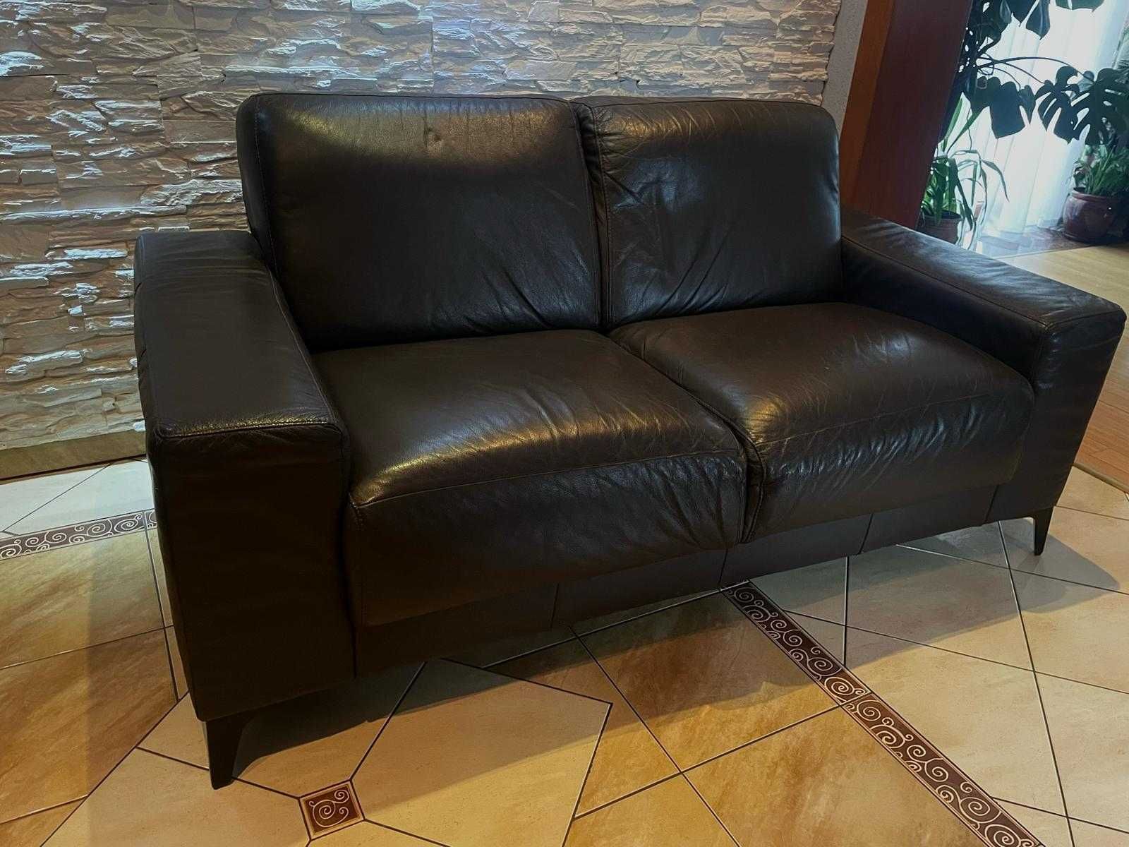 Sofa z naturalnej skóry