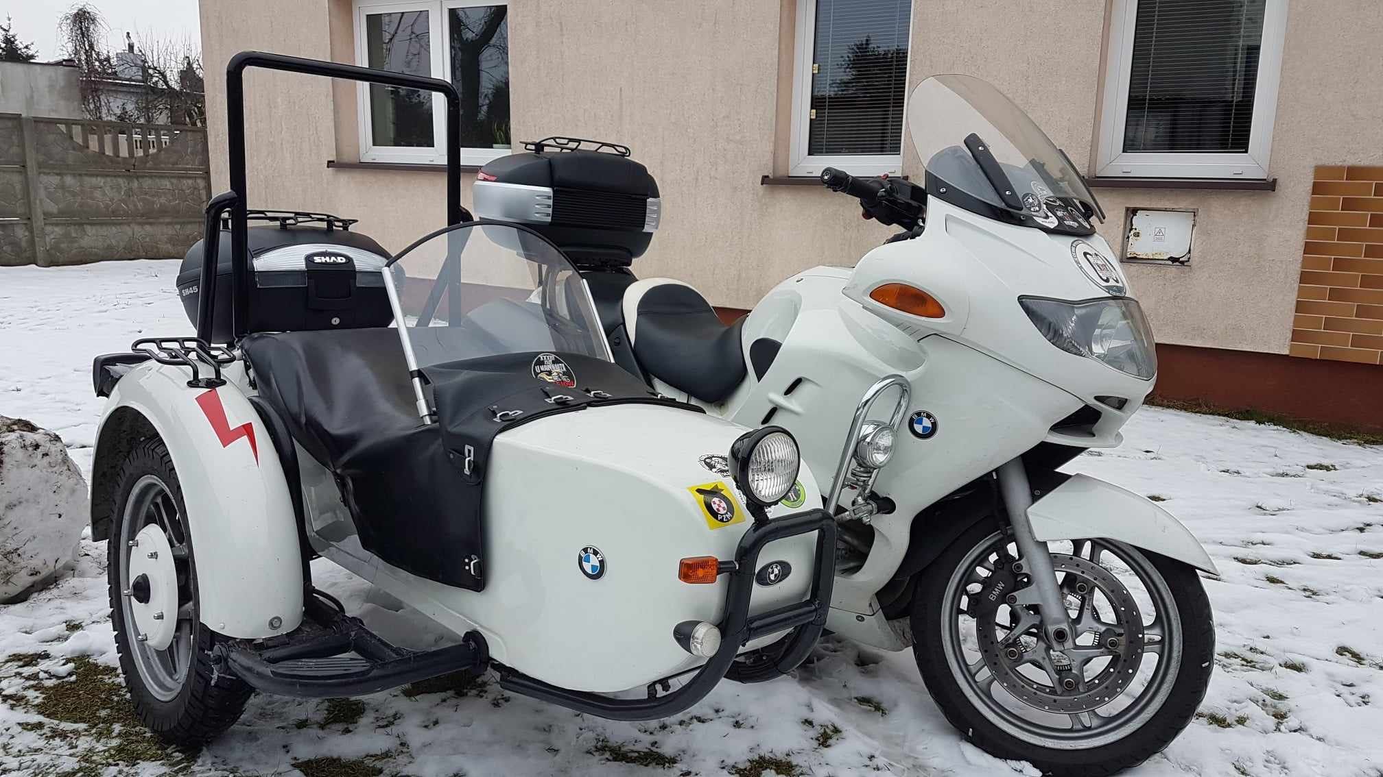 BMW R1150 RT z wózkiem bocznym motocykl z koszem rok 2002