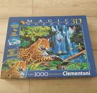 Puzzle Magic 3D- 1000 elementów + okulary