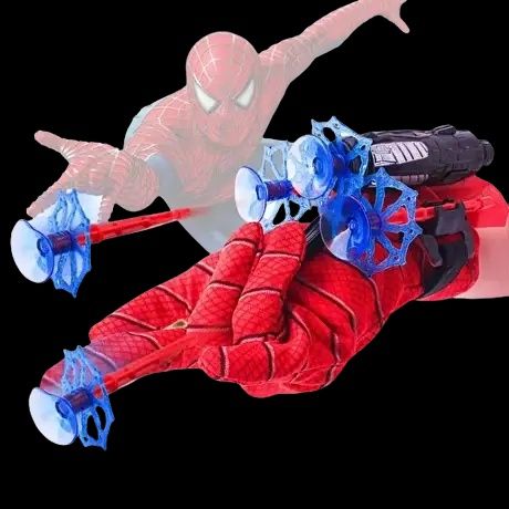 Игрушка оружие человека паука Спайдермена стреляет присосками