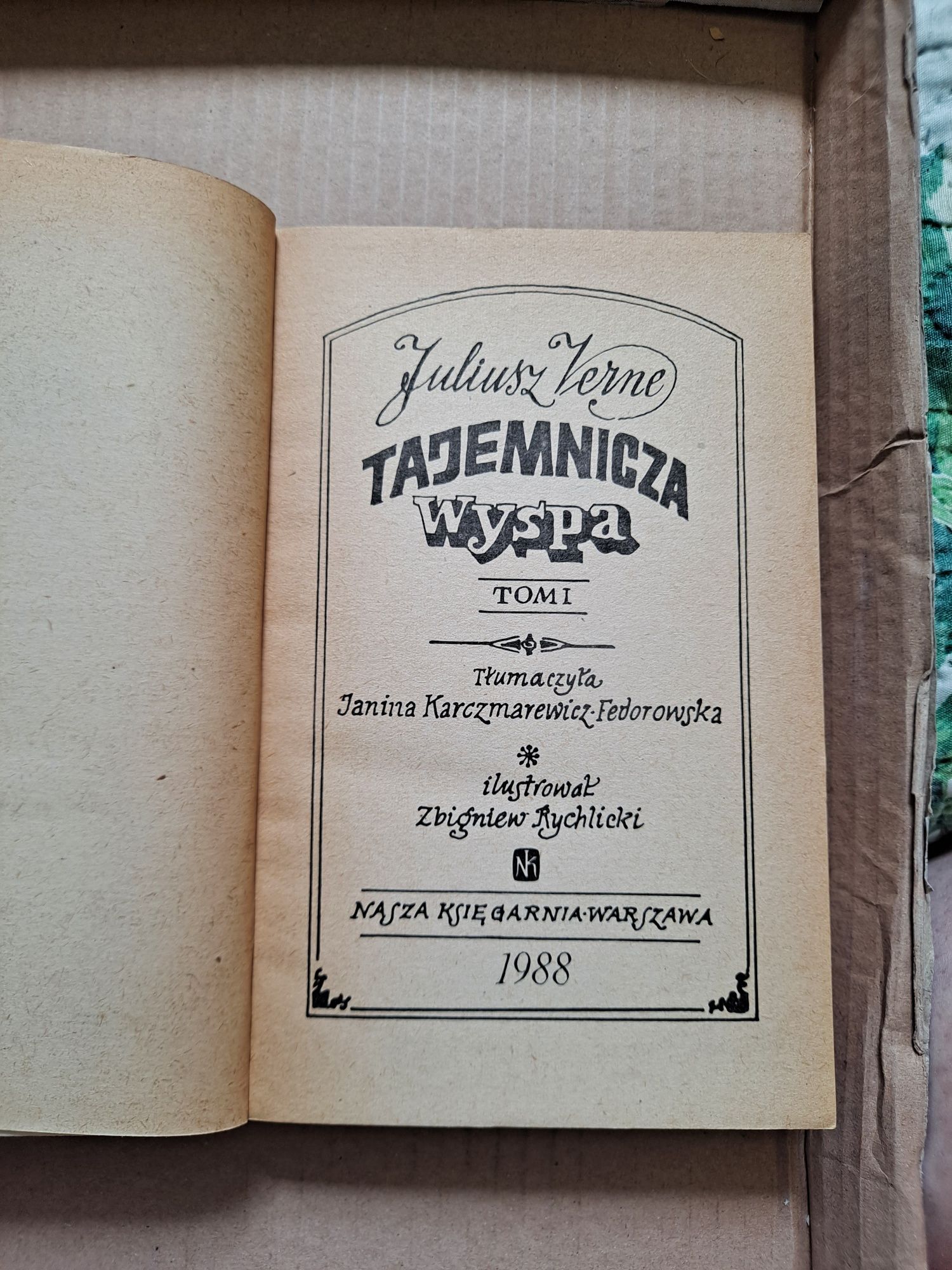 Tajemnicza wyspa tom 1 J. Verne