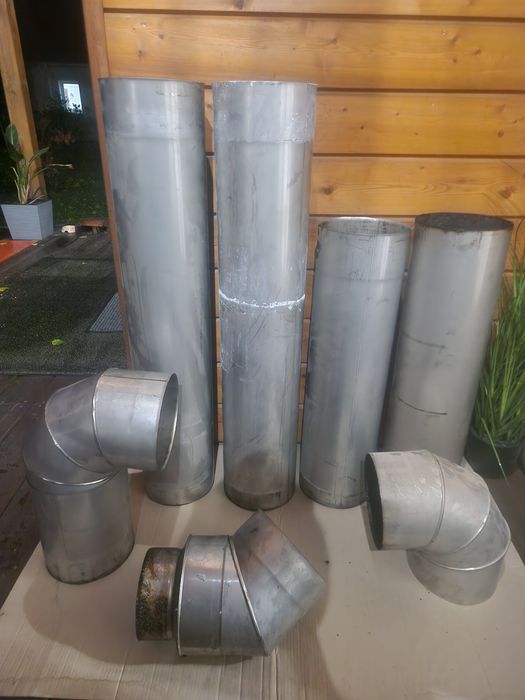 Труба димоходу 200 мм, нерж сталь 0,5 мм