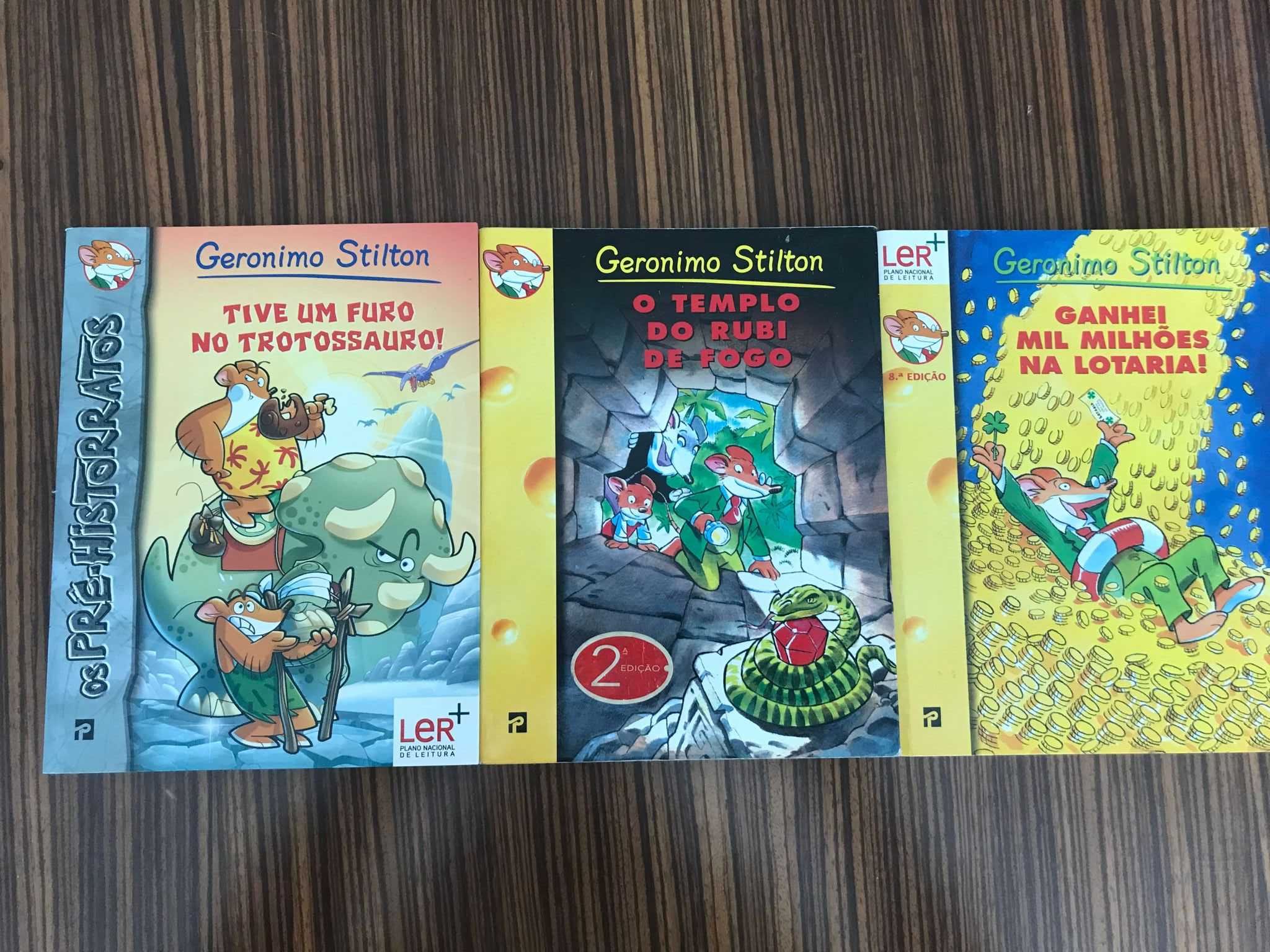 Livros Geronimo e Tea Stilton