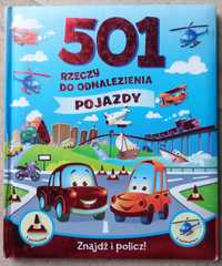 501 pojazdów książka dla dzieci nauka liczenia