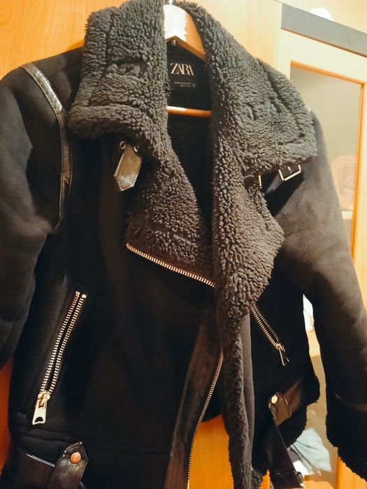 Дублёнка пилот Zara