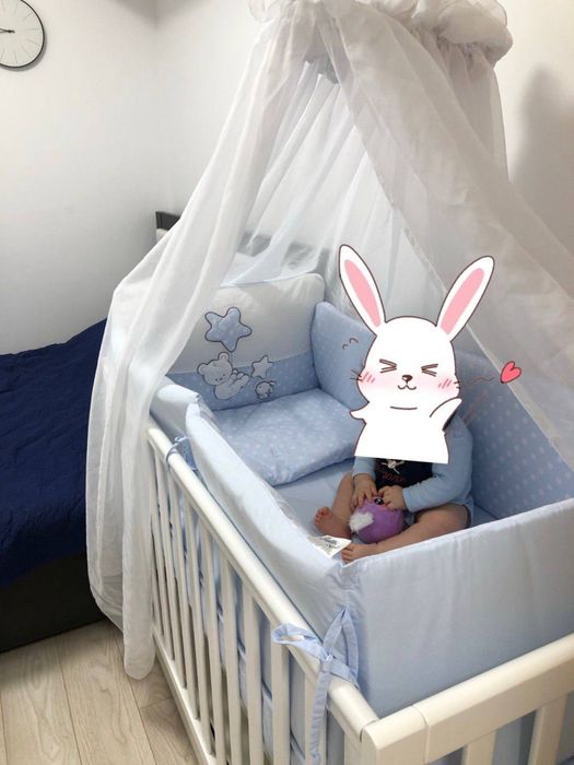 Дитяче ліжечко з шухлядою