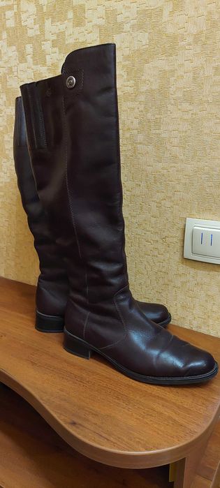 Сапоги женские зимние RIEKER кожа р 40 цена 1200 грн