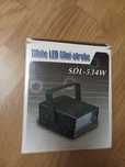 Lampa dyskotekowa White led mini-strobe sdl-534w
