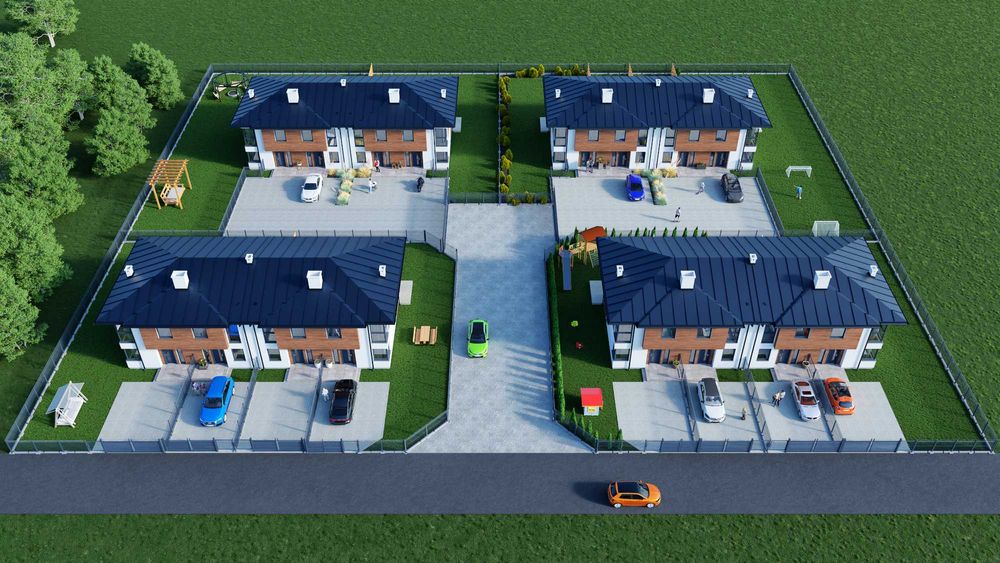 Nowoczesne mieszkania w zabudowie bliźniaczej