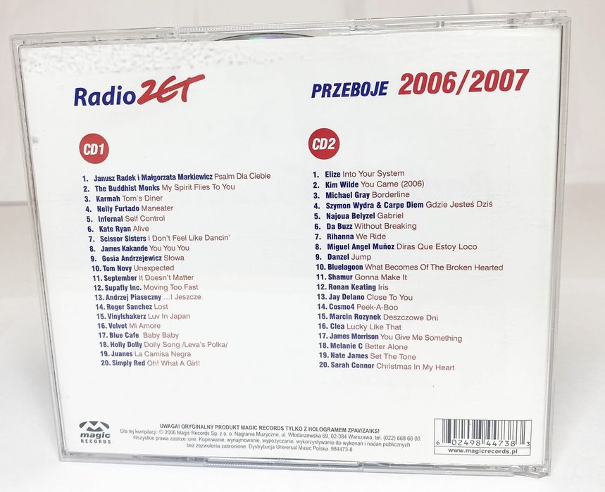 Radio Zet Czułe Granie - Przeboje 2006 - 2007