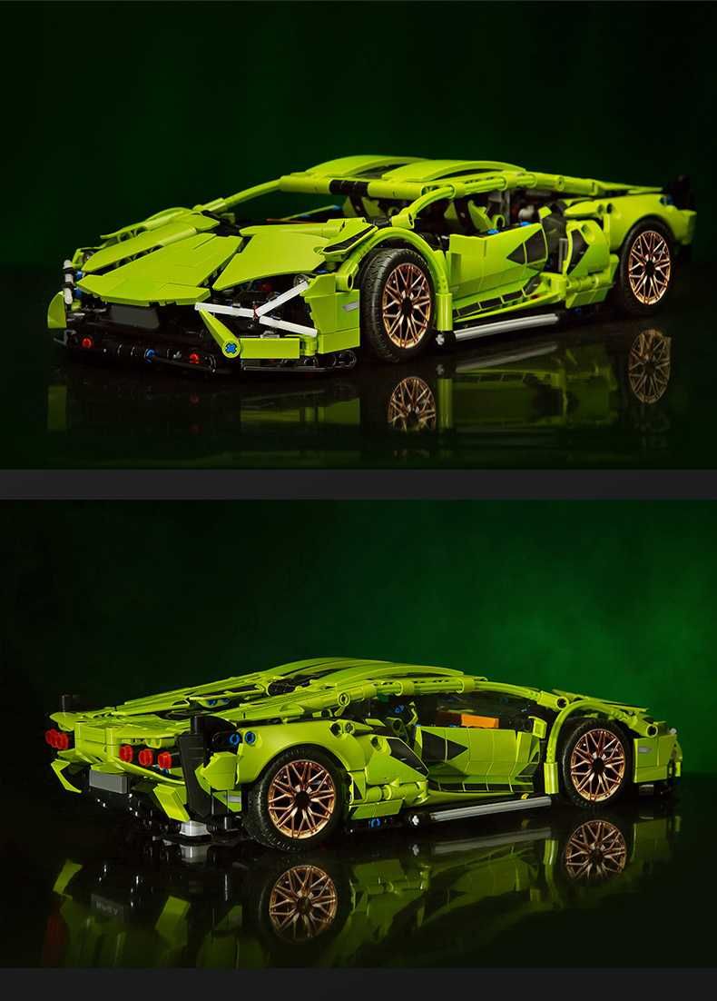 Lamborghini Sian RC ze sterowaniem - Klocki Lepin Technic + GRATIS