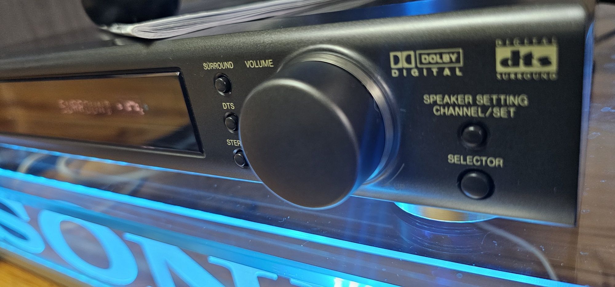 Technics DH-AC500D cyfr.procesor dźwięku Surround+oryg. pilot-bdb stan