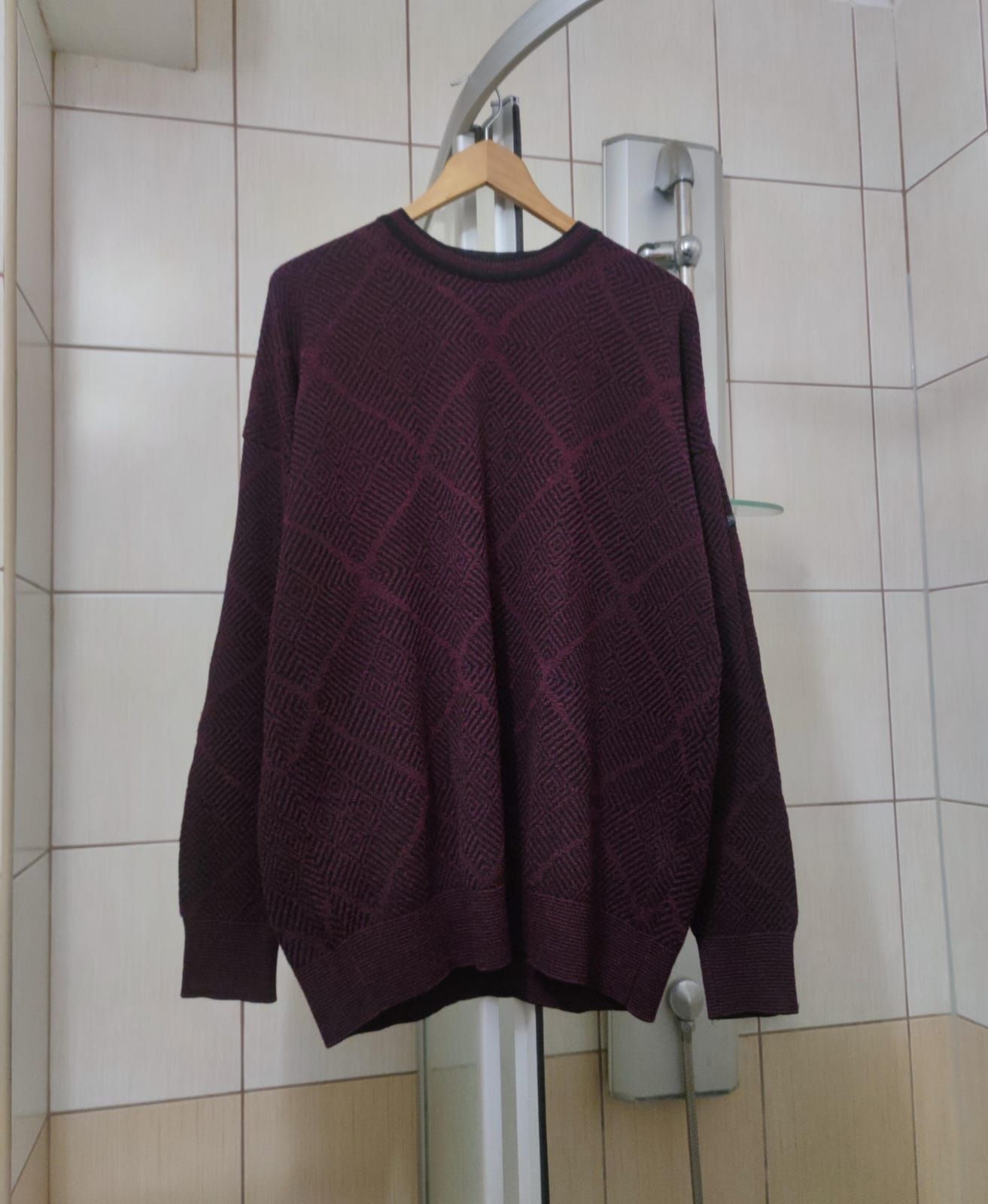 sweter sweterek XXL męski Hugo Boss wełniany wełna old vintage bluza m