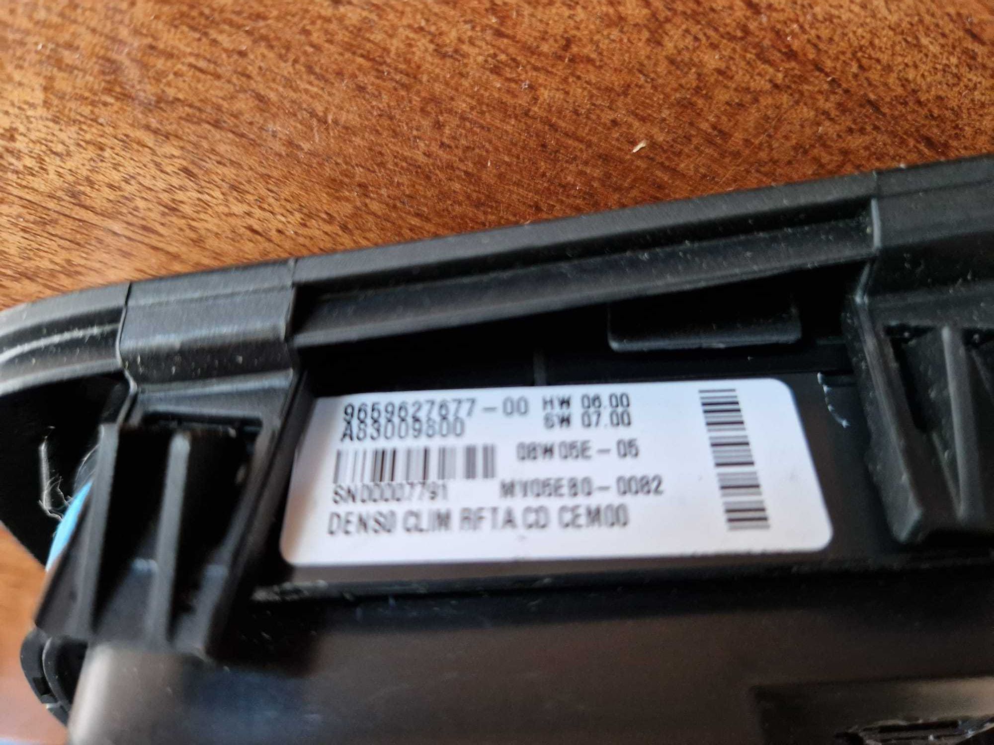 Comando Ar condicionado Citroen c4 Grand Picasso