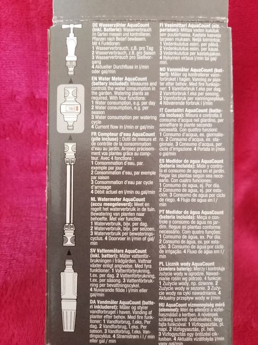 GARDENA licznik wody AquaCount 18350