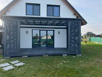 Pergola drewniana ogrodowa zadaszenie tarasu taras 6x3