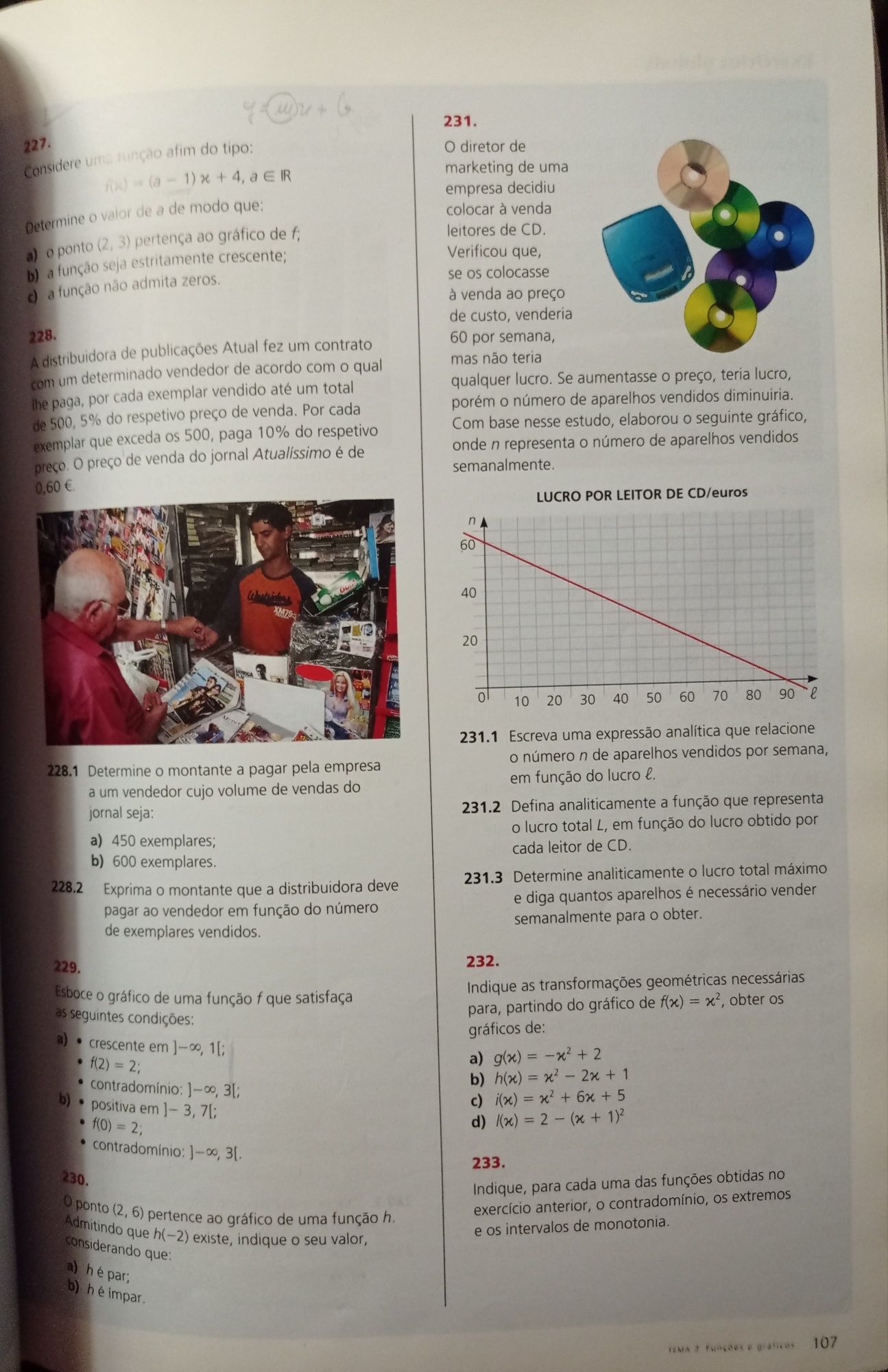 Livro Matemática A, volume 2 ,10° ano