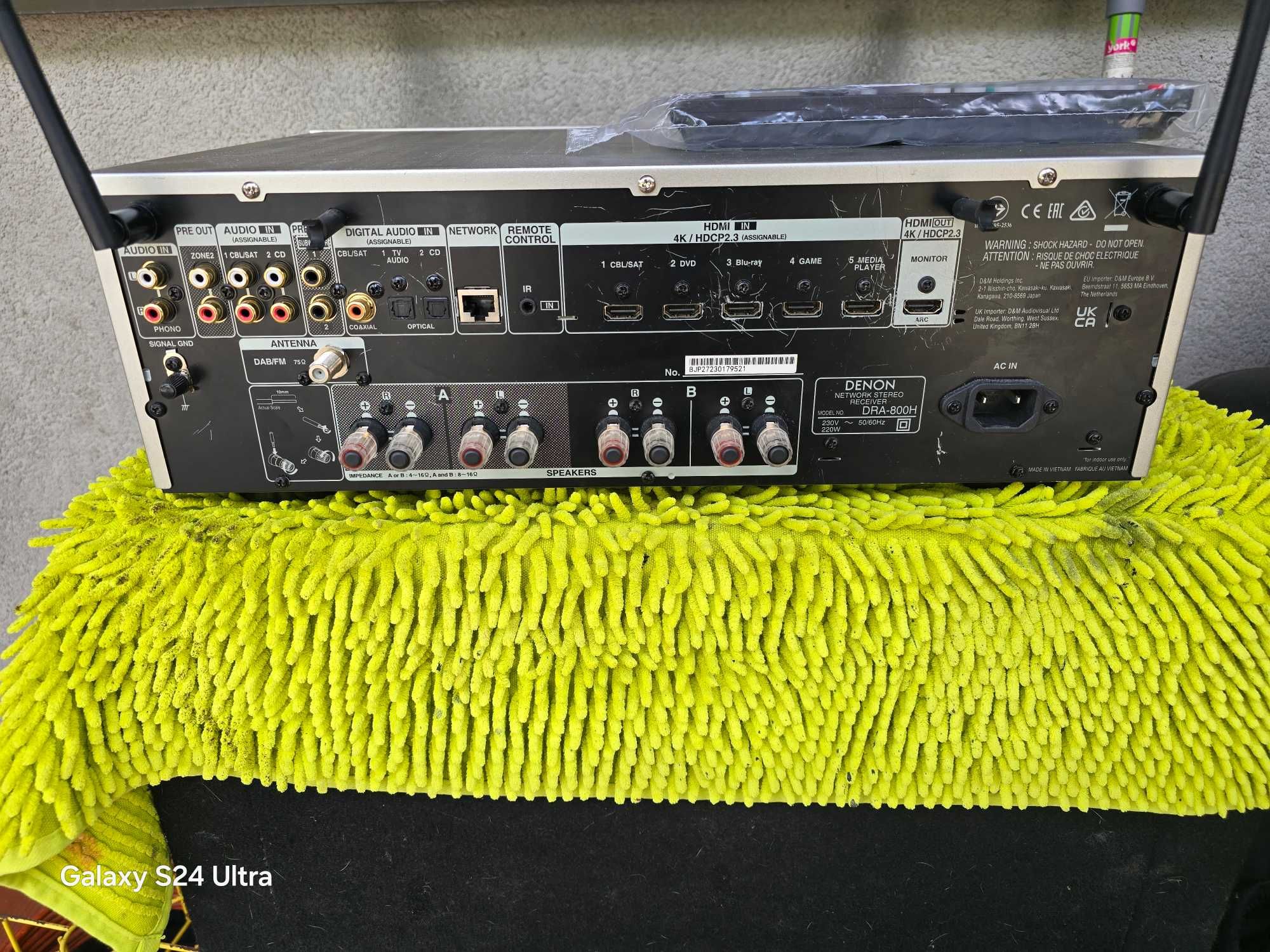 amplituner denon dra800h stereo bluetooth wifi