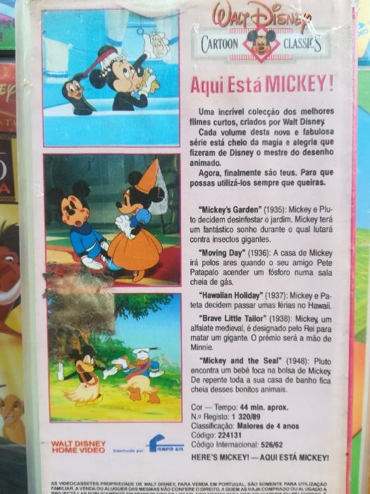 Cassetes VHS Teletubies Pokémon Tarzan Pocahontas II