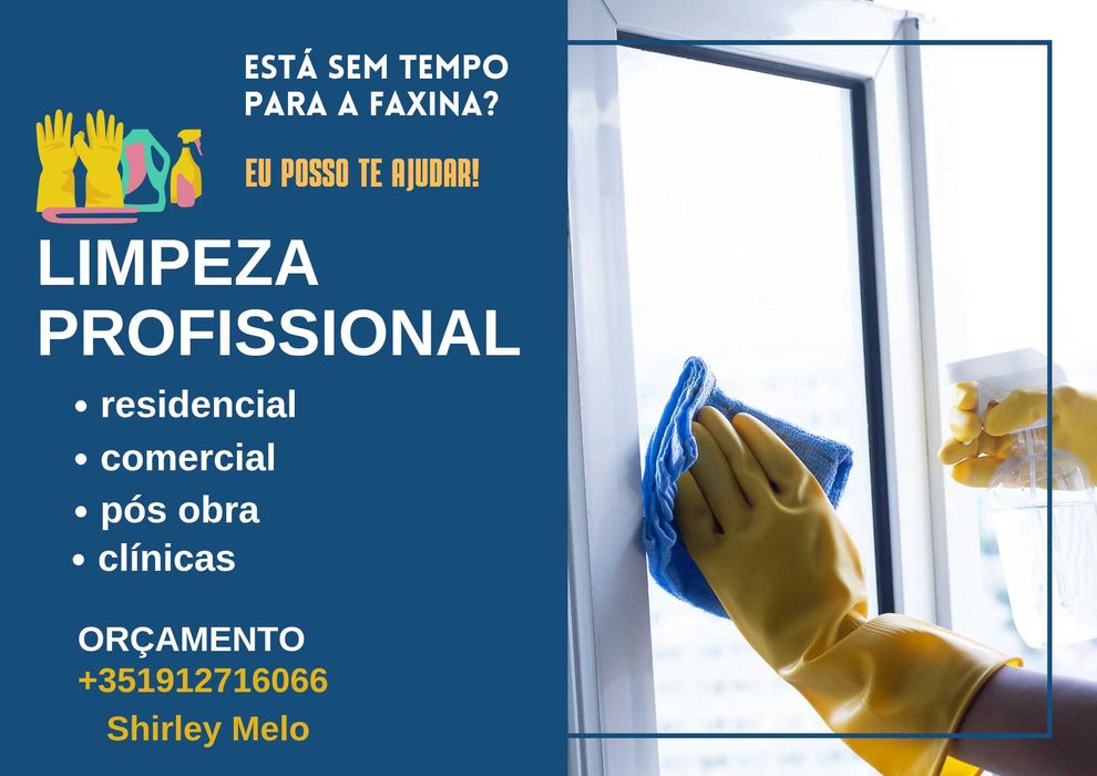 Limpeza Profissional Feita com Cuidado e Dedicação
