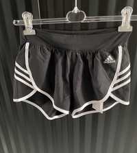 Spodenki do biegania adidas czarne XS