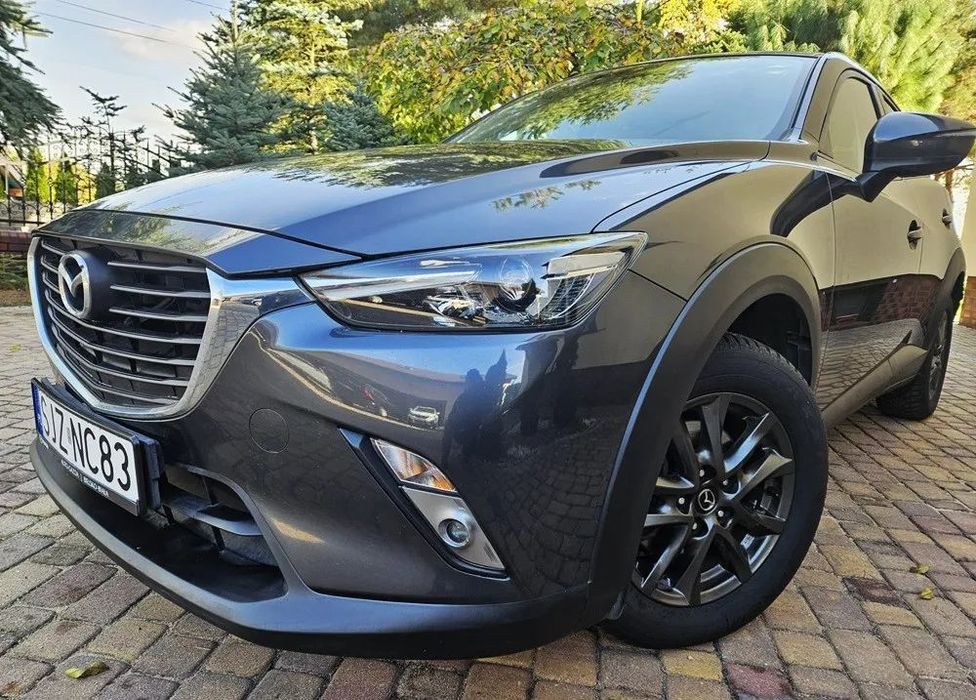 Mazda CX-3 _Bezwyp._ Nawigacja_ Podgrzewane Fotele_ Kontrola pasa Ruchu_ Czujniki