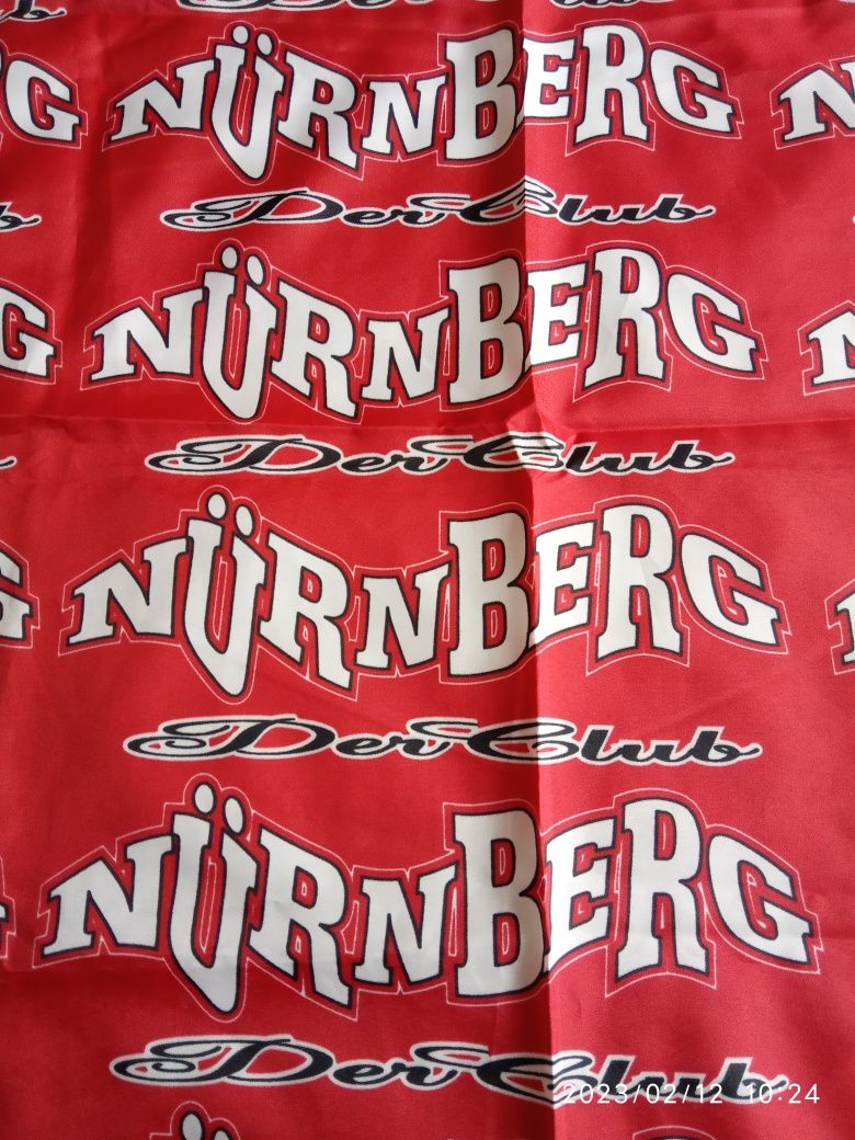 Flaga chusta 1. FCN Nurnberg Niemcy oldschool retro piłka nożna