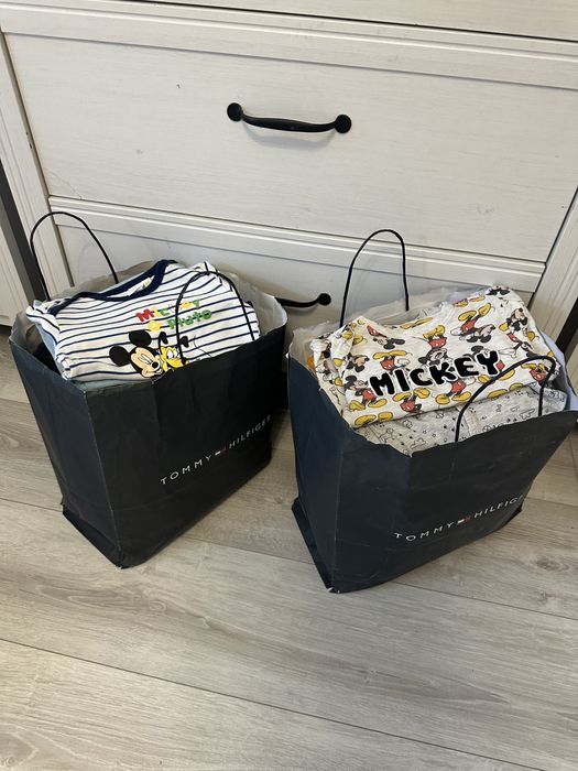 Paka paczka ubranek dla chlopca dwie torby 86 cm 12-18 msc