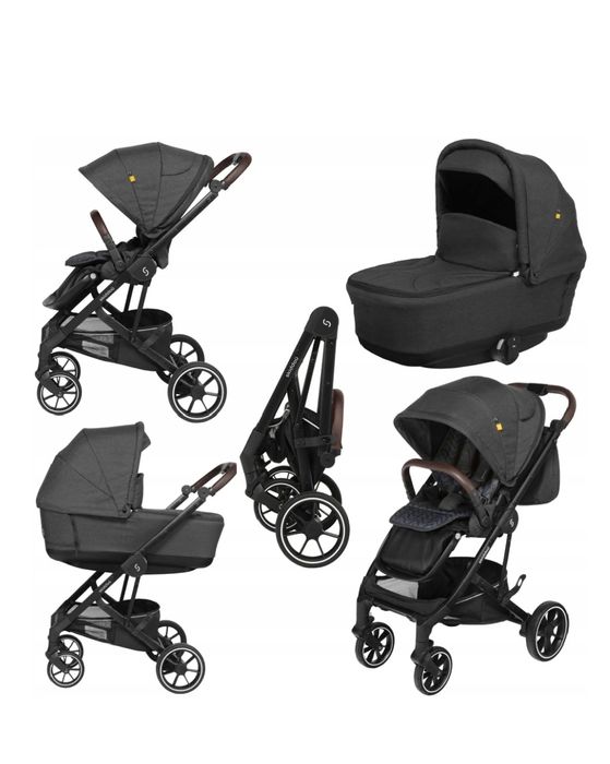 Wózek głeboko spacerowy skiddou moss 2w1