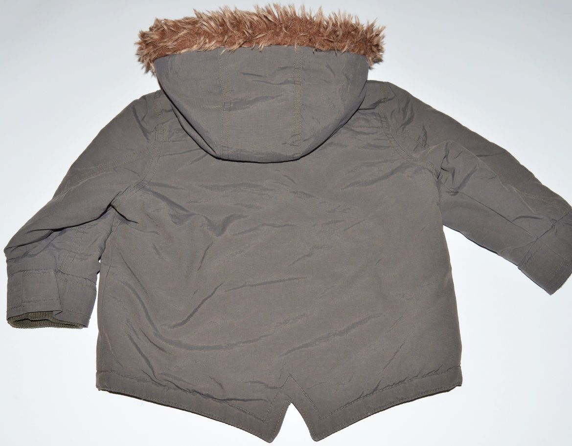 Kurtka zimowa parka khaki George 86 cm