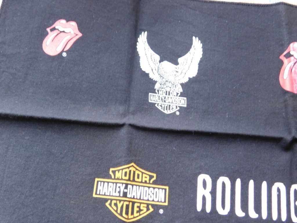 Rolling Stones Voodoo Lounge Harley-Davidson бандана Brockum оригинал