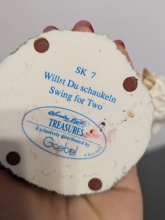 FIgurka Goebel Sandra Kucks 1997 Swings for two