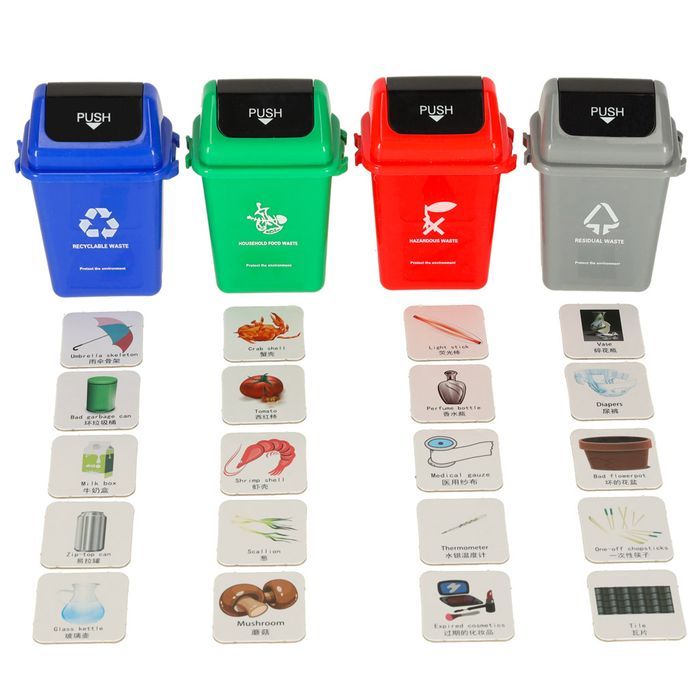 Gra Edukacyjna Zręcznościowa Segregacja Śmieci Segregowanie Odpadów