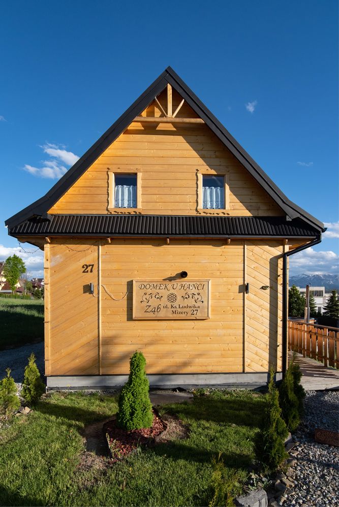 Domek w gorach z jacuzzi -widok na Tatry