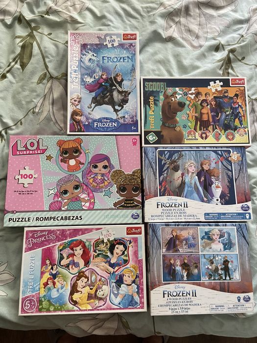 Пазли Trefl 100, 160 Frozen 4+ 5+ 6+ LOL