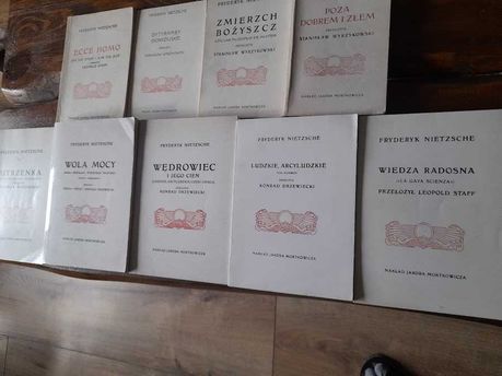 Nietzsche zestaw 10 książek! Nakład Jakóba Mortkowicza