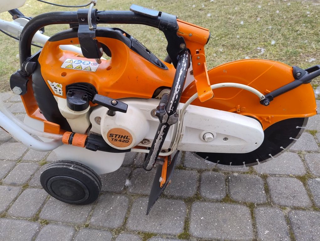 Piła do betonu Stihl TS420 z wózkiem