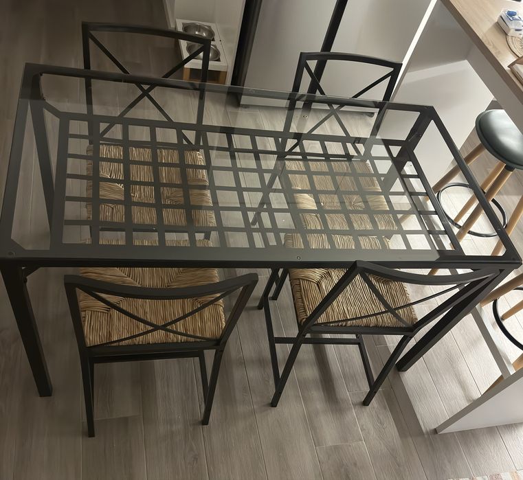 Conjunto refeiçao - 4 cadeiras