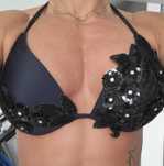 Góra Bikini Push-up ręcznie zdobiona r.XL (C/D)