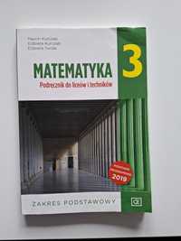 Matematyka 3  podręcznik zakres podstawowy. Oficyna Edukacyjna Pazdro.
