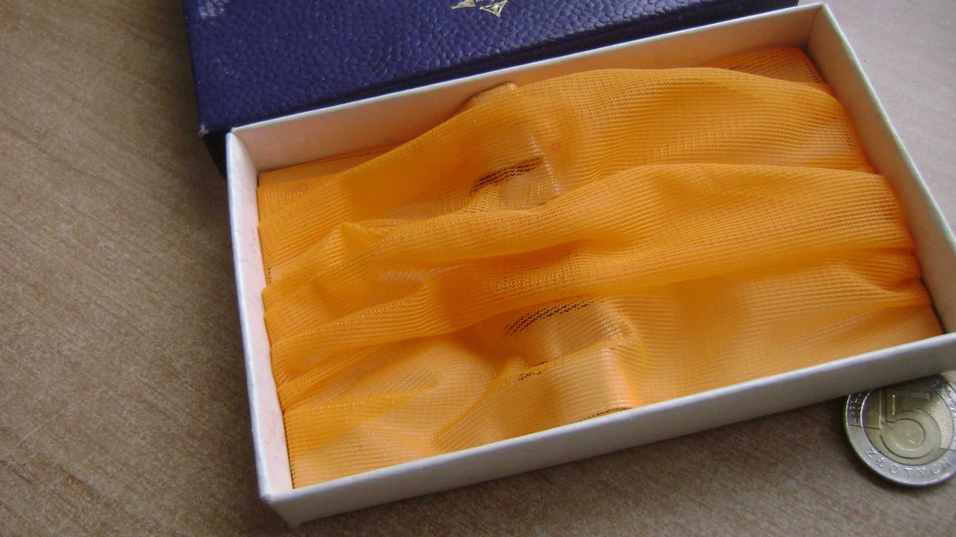 Starocie z PRL Stare sztućce Pudełko puste na łyżeczki lub widelczyki