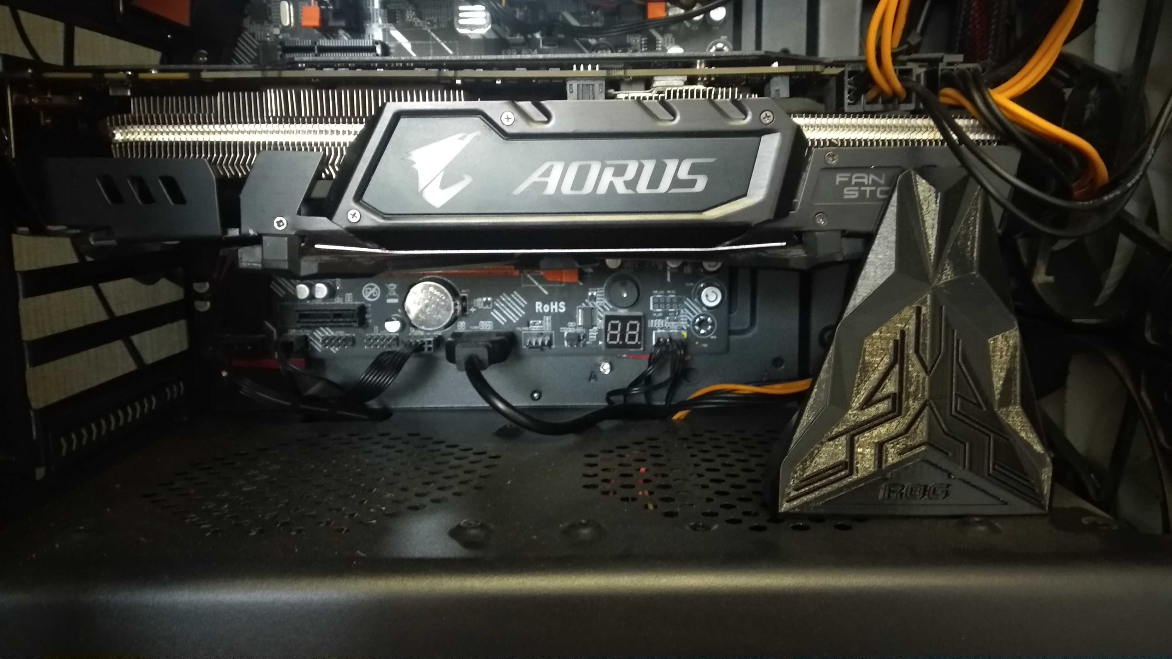 Подставка для видеокарты RTX GTX Geforce Gigabyte Asus Msi ROG TUF Ti